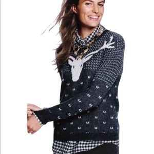 Like new J.crew  reindeer sweater